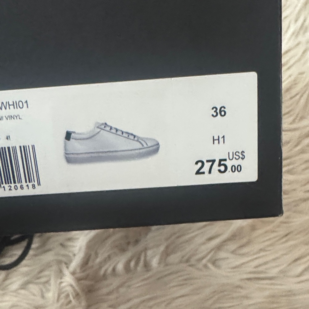 The Kooples Leather Sneakers size 36 ✨NEW✨ - Picture 8 of 9